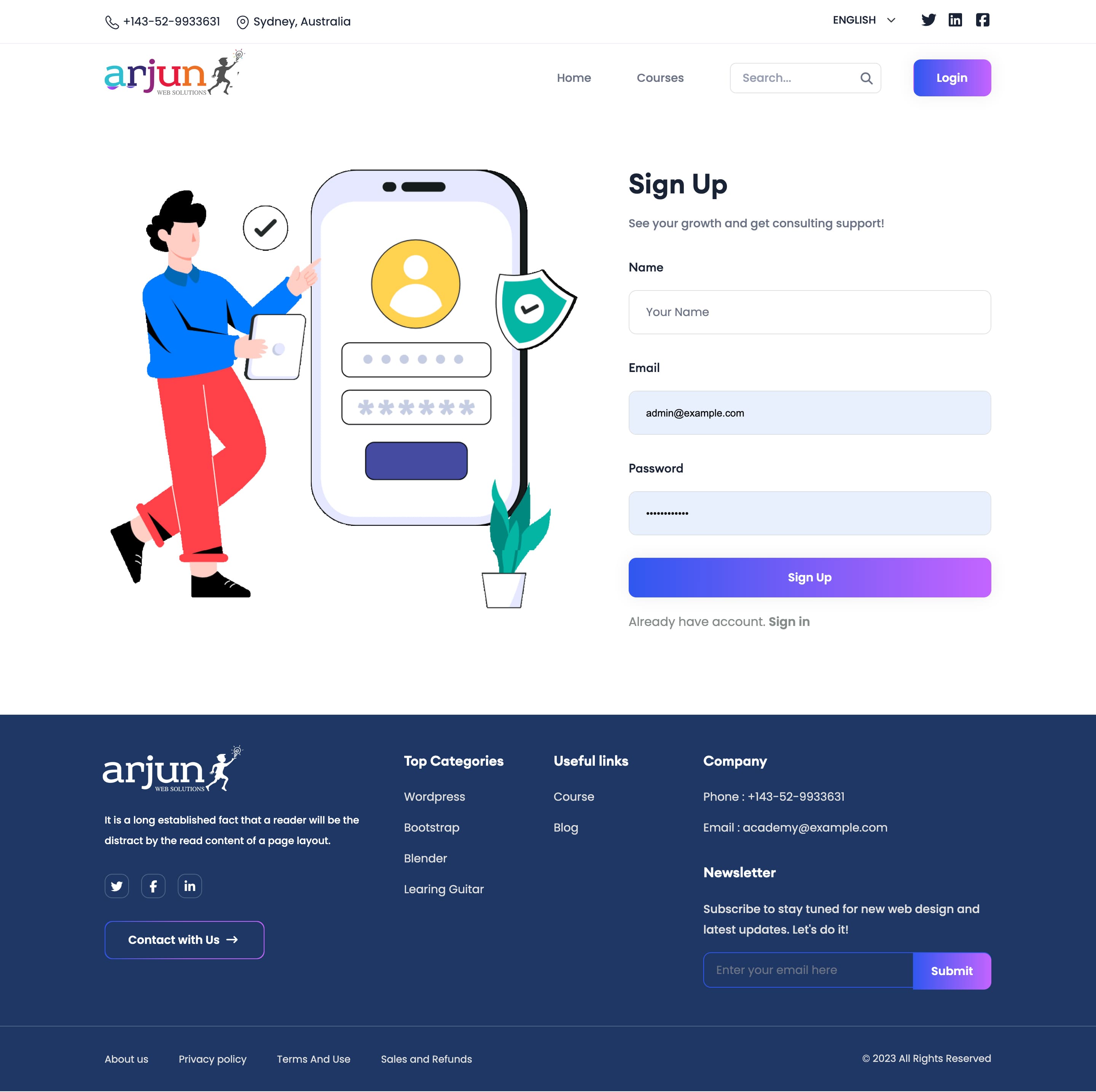 Admin Dashboard