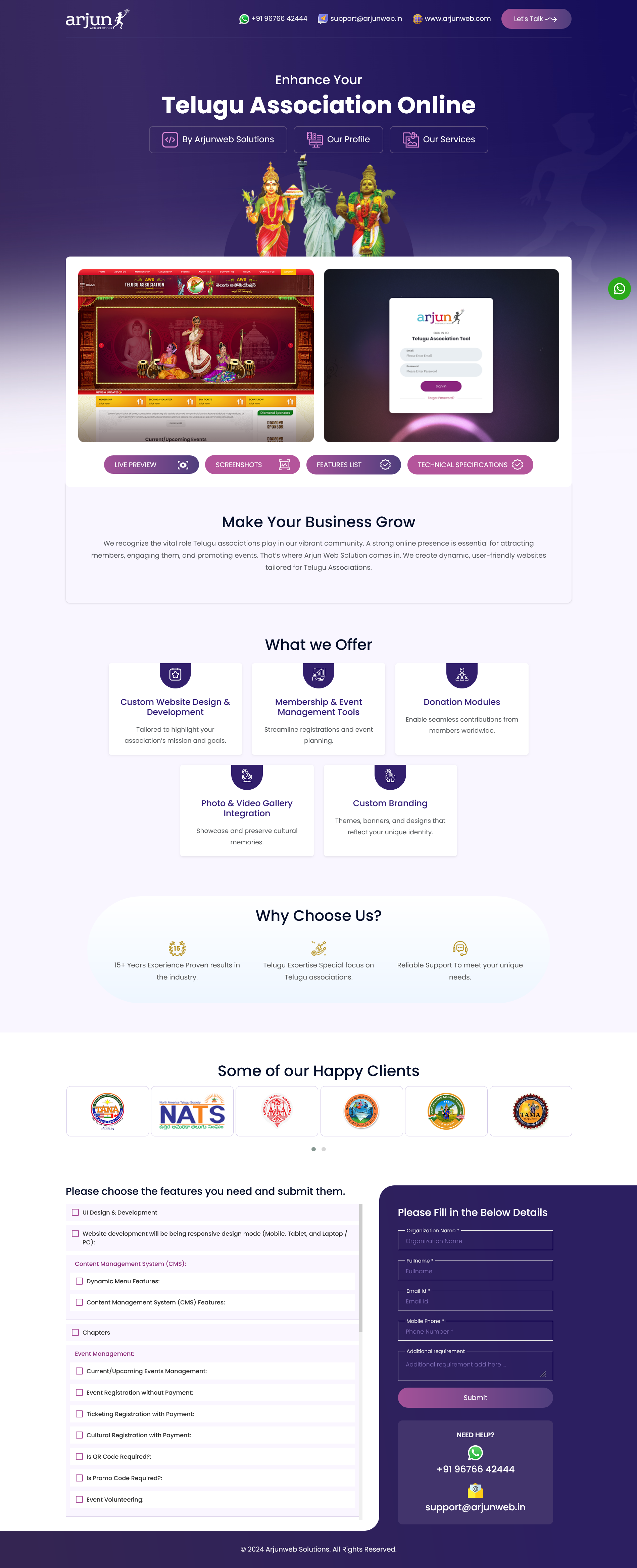 Telugu Association Management 