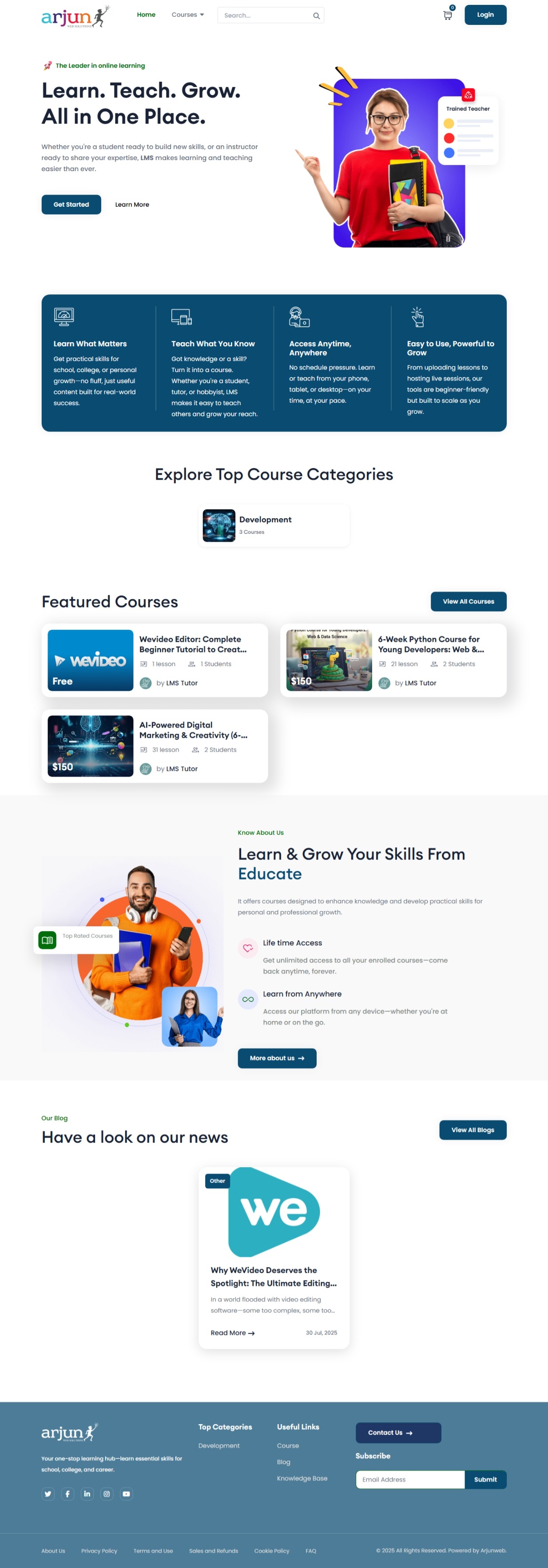 Student Dashboard Preview