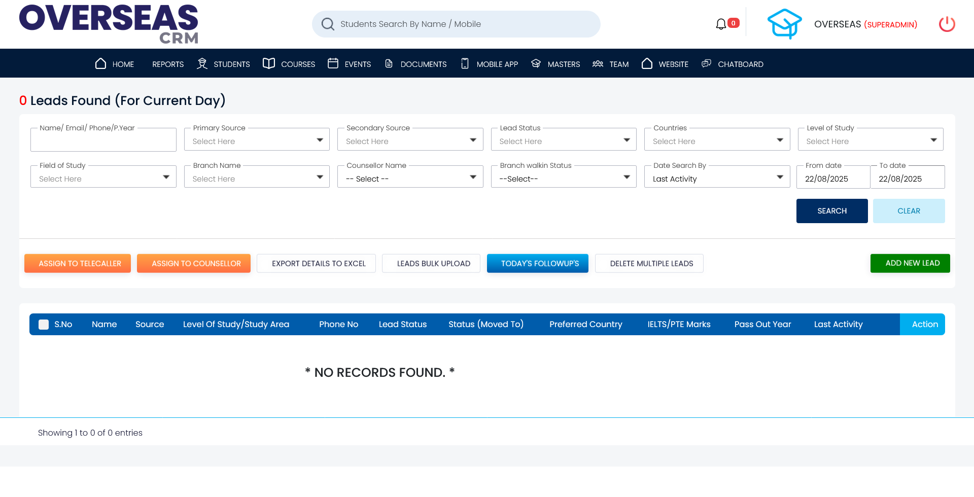 Student Dashboard Preview