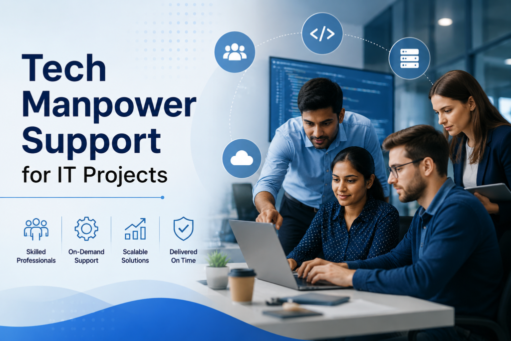 man power support for the It companies